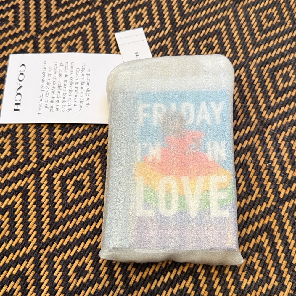 Friday I'm In Love By Camryn Garre Book Bag Charm - COACH - Picture 2 of 3